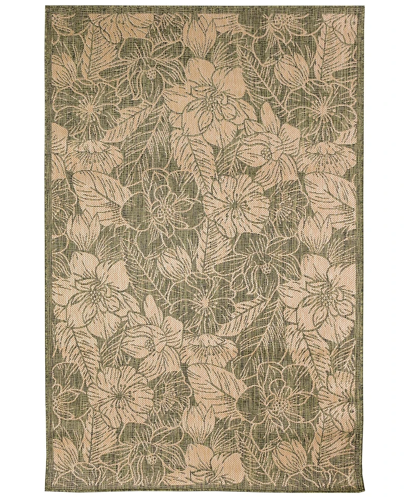Liora Manne' Carmel Botanical 4'10"x7'6" Area Rug