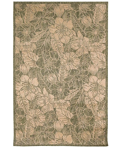 Liora Manne' Carmel Botanical 4'10"x7'6" Area Rug