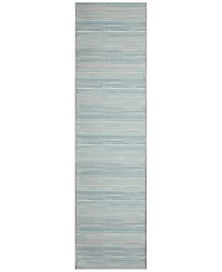 Liora Manne' Miranda Tweed Stripe 1'11"x7'6" Runner Area Rug
