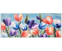 Liora Manne' Impressions Tulips 1'11"x4'11" Runner Area Rug