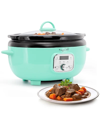 MegaChef 3.5 Quart Oval Electric Slow Cooker
