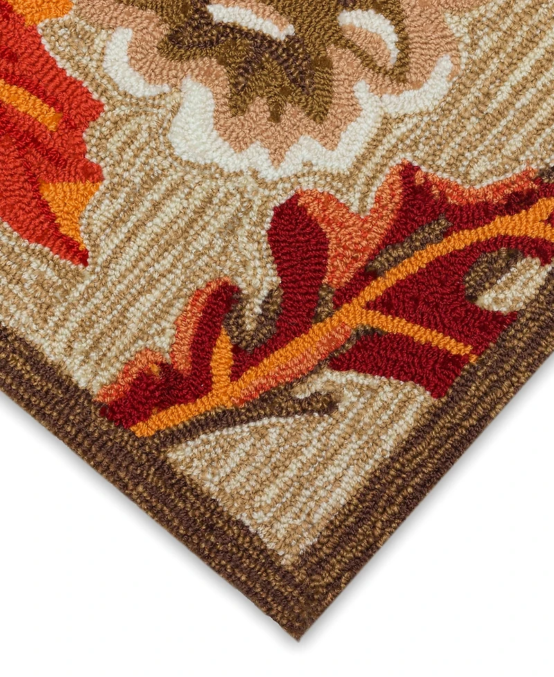 Liora Manne' Ravella Falling Leaves 2'x3' Area Rug