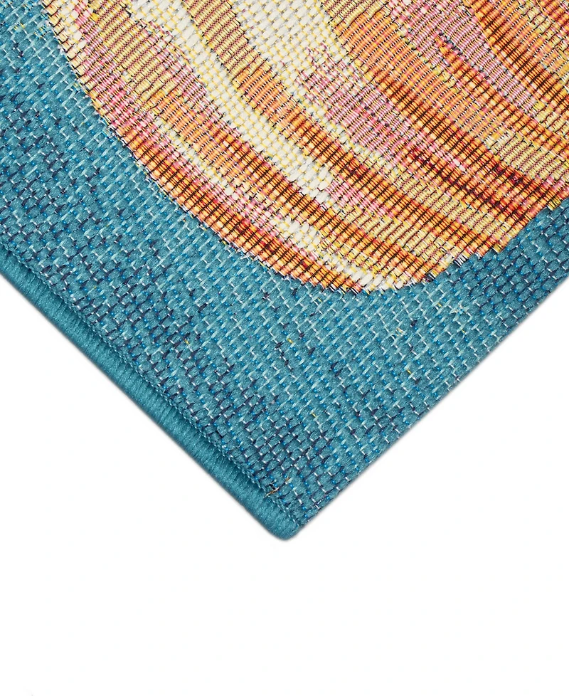 Liora Manne' Esencia Sea Gem Ornaments 2'5"x3'11" Area Rug
