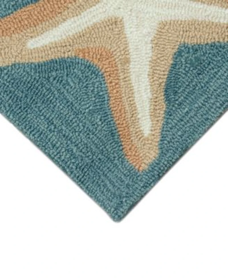 Liora Manne Capri Starfish Border Rug Collection