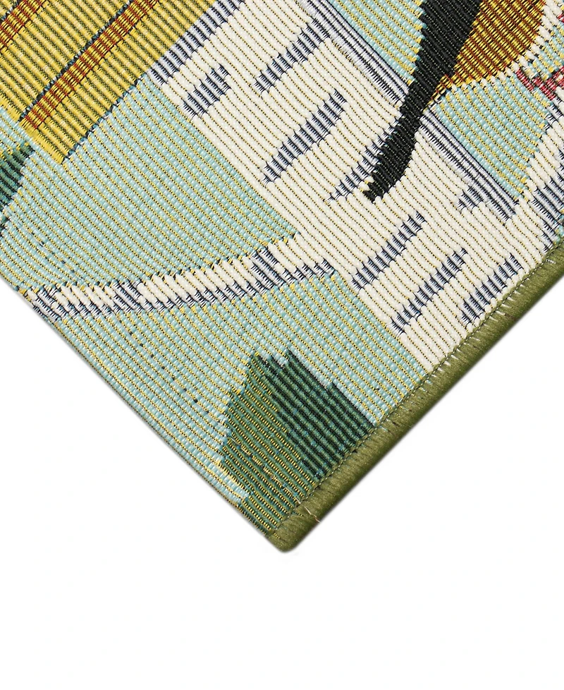 Liora Manne' Esencia Bird Condos 1'11"x4'11" Runner Area Rug