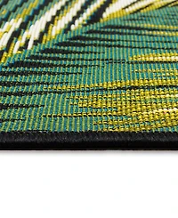 Liora Manne' Marina Palm Border 3'3"x4'11" Area Rug