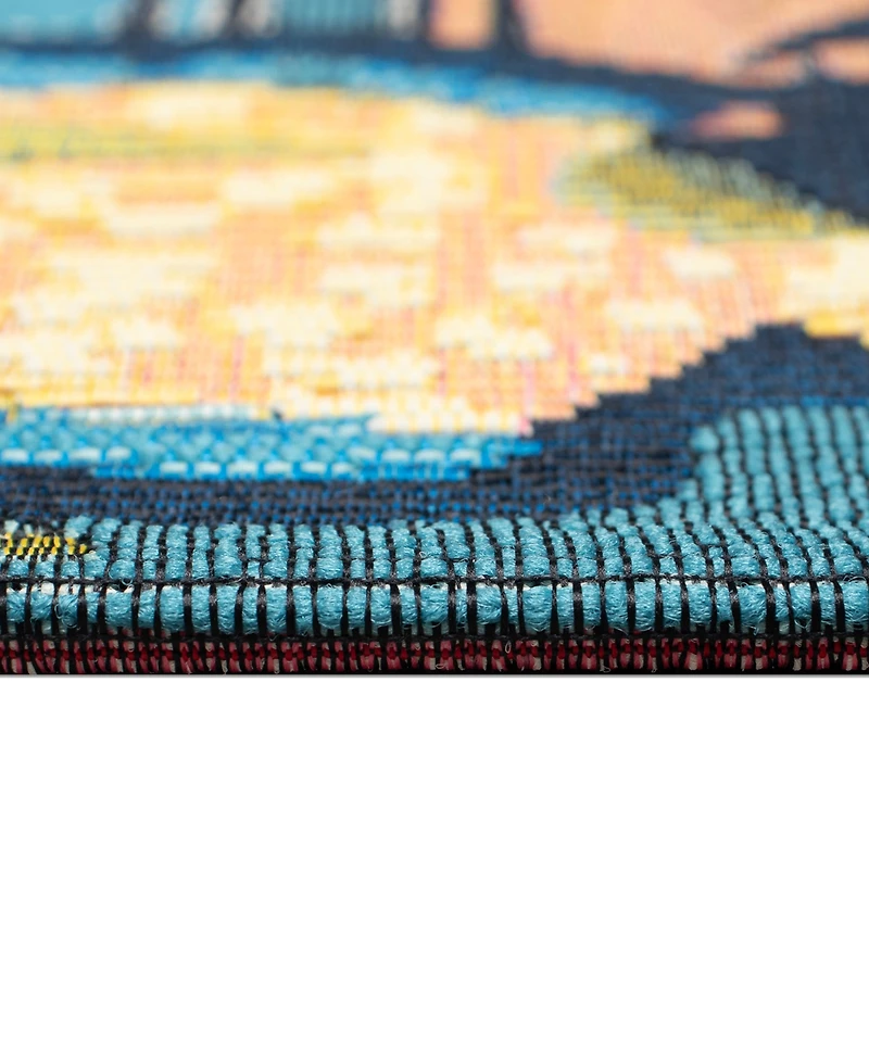 Liora Manne' Esencia Summer Signs 2'x2'10" Area Rug