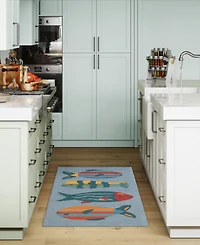Liora Manne' Frontporch Fishes 1'8"x2'6" Area Rug