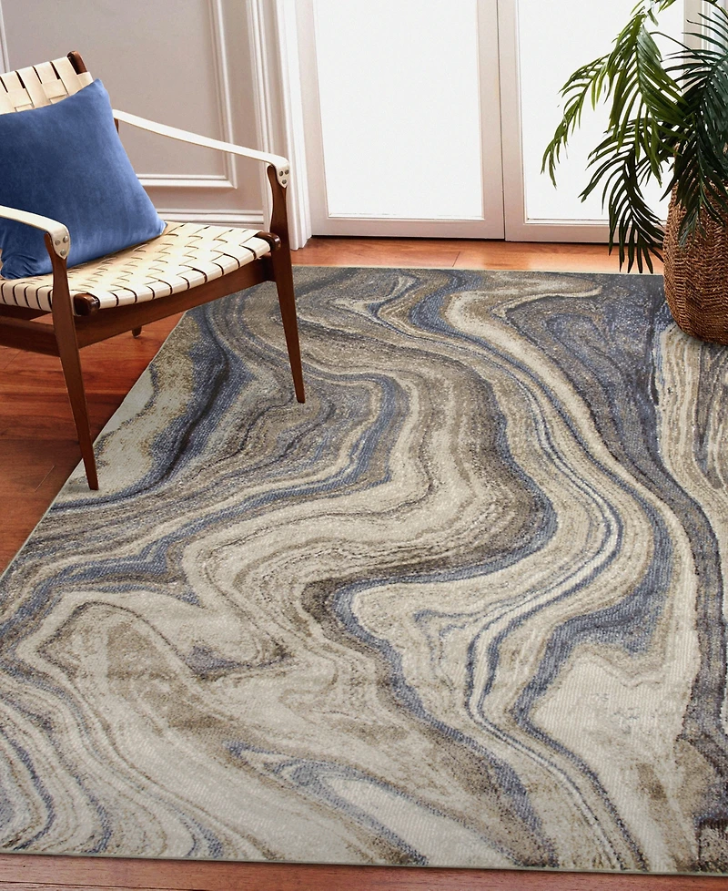 Liora Manne' Ariana Marble 3'3"x4'11" Area Rug