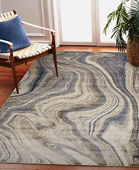 Liora Manne' Ariana Marble 3'3"x4'11" Area Rug