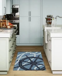 Liora Manne Frontporch Captains Wheel Rug Collection