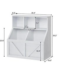 gaomon Stable and Safe Kids Toy Storage Organizer