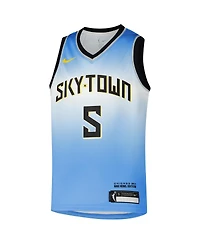 Nike Big Boys and Girls Angel Reese Light Blue Chicago Sky 2024 Draft Expansion Wnba Rebel Jersey