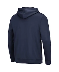 Colosseum Men's Navy Liberty Flames Lantern Pullover Hoodie
