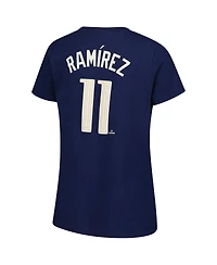 Nike Women's Jose Ramirez Navy Cleveland Guardians 2024 City Connect Fuse Player Name Number T-Shirt
