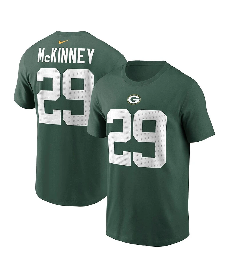 Nike Men's Xavier McKinney Green Bay Packers Name Number T-Shirt