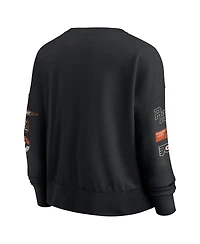 Fanatics Women's Black Philadelphia Flyers Go Team Pullover Sweatshirt