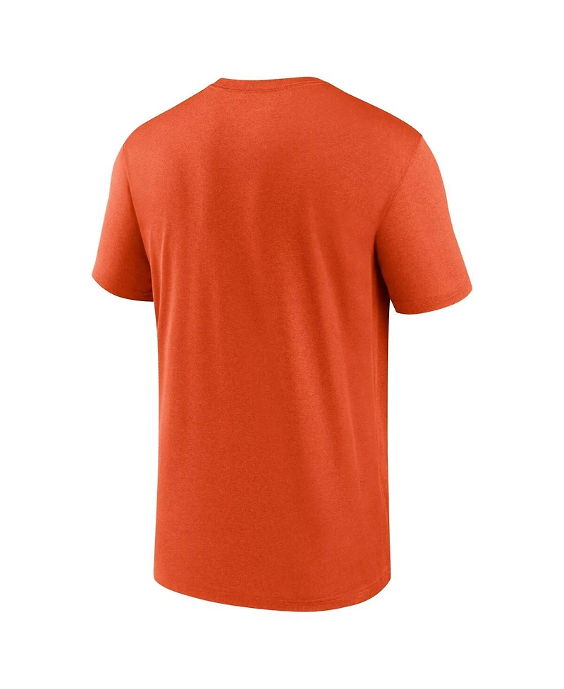 Nike Men's Orange Clemson Tigers Legend Basketball Icon Performance T-Shirt
