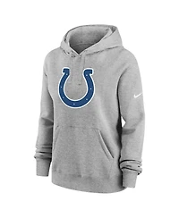 Nike Women's Heather Gray Indianapolis Colts Club Fleece Pullover Hoodie