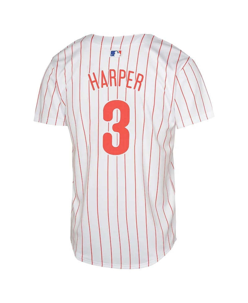 Nike Big Boys and Girls Bryce Harper White Philadelphia Phillies Home Limited Player Jersey