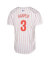 Nike Big Boys and Girls Bryce Harper White Philadelphia Phillies Home Limited Player Jersey
