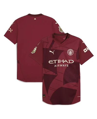 Puma Men's Burgundy Manchester City 2024/25 Third Authentic Jersey