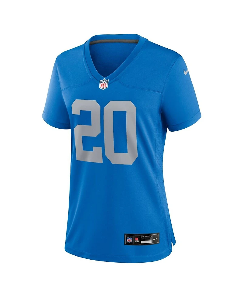 Nike Women's Barry Sanders Blue Detroit Lions Alternate Game Jersey