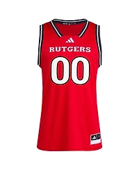 Adidas Men's 00 Scarlet Rutgers Knights Replica Swingman Jersey