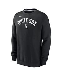 Nike Men's Black Chicago White Sox Classic Fleece Performance Pullover Sweatshirt