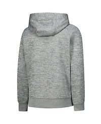 Nike 3BRAND by Russell Wilson Big Boys and Girls Gray All Day Performance Raglan Pullover Hoodie