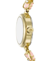 Kate Spade New York Women's Monroe Three-Hand Gold-Tone Stainless Steel Watch, 20mm