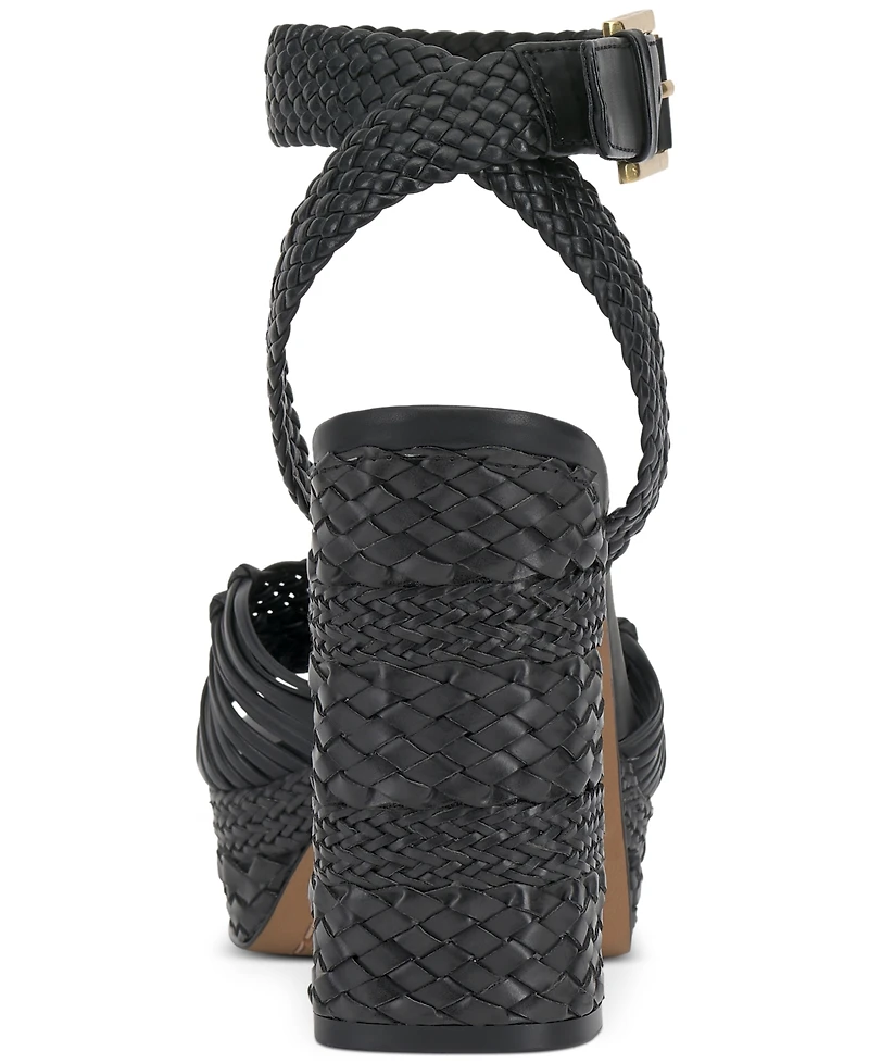 Vince Camuto Women's Pessa Woven Platform Dress Sandals