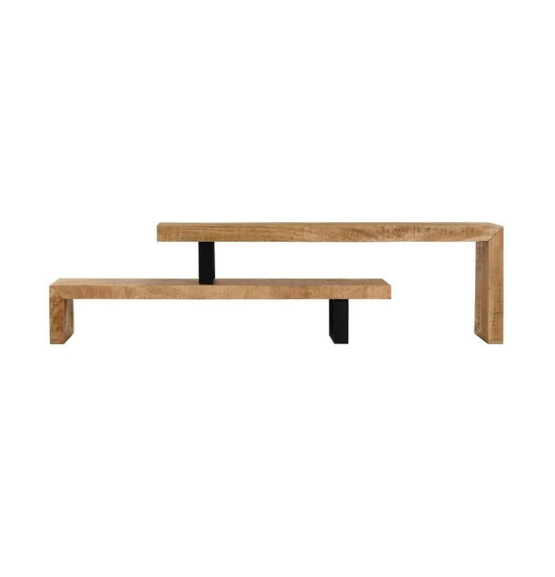 vidaXL Tv Stand Solid Mango Wood