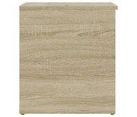 Storage Chest Sonoma Oak 33.1"x16.5"x18.1" Engineered Wood