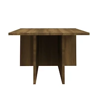 Coffee Table Brown Oak 43.9"x19.7"x13" Engineered Wood