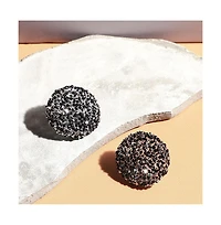 Embellished Cluster Circular Stud Earrings