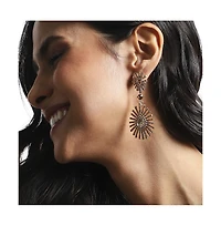 Maxi Crystal Drop Earrings