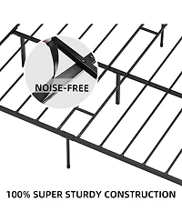 gaomon Queen Bed Frames, Queen Size Bed Frames with Metal Headboard