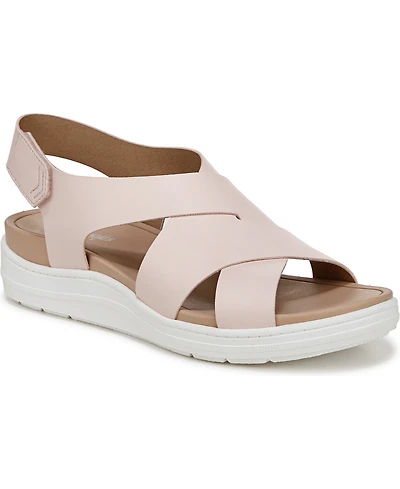 Dr. Scholl's Women's Time Off Sea Slingback Wedge Sandals