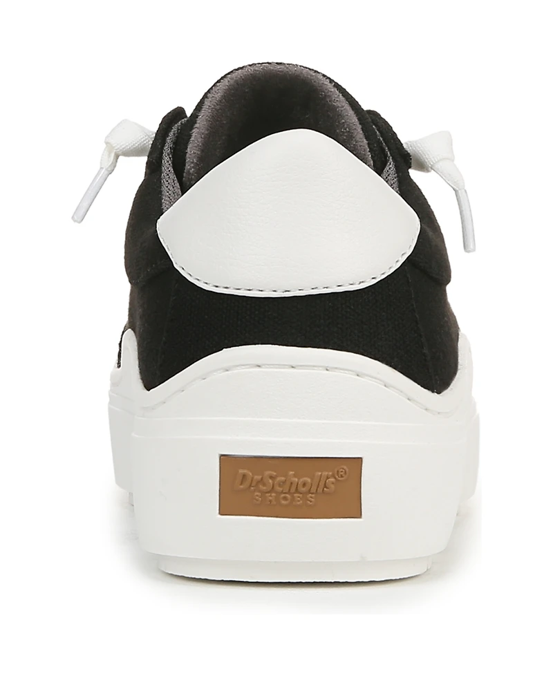 Dr. Scholl's Women's Time Off Go Closed Round Toe Lace Up Platform Sneakers