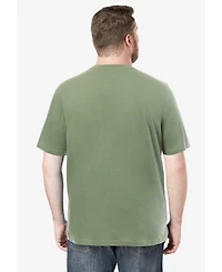 Boulder Creek Big & Tall by KingSize Heavyweight Jersey Crewneck T-Shirt