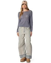 Edikted Women's Bri Oversized Boat Neck Sweater