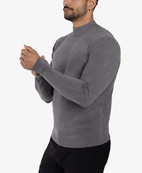 X-Ray Men's Basice Mock Neck Midweight Pullover Sweater