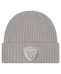 New Era Men's Gray Las Vegas Raiders Color Pack Cuffed Knit Hat