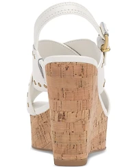 Vince Camuto Women's Ellna Studded Platform Wedge Sandals
