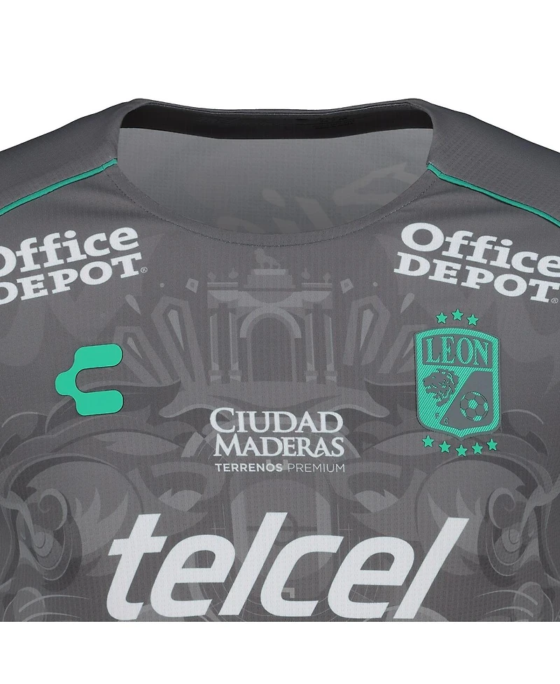 Charly Men's Gray Club Leon 2024/25 Third Authentic Jersey