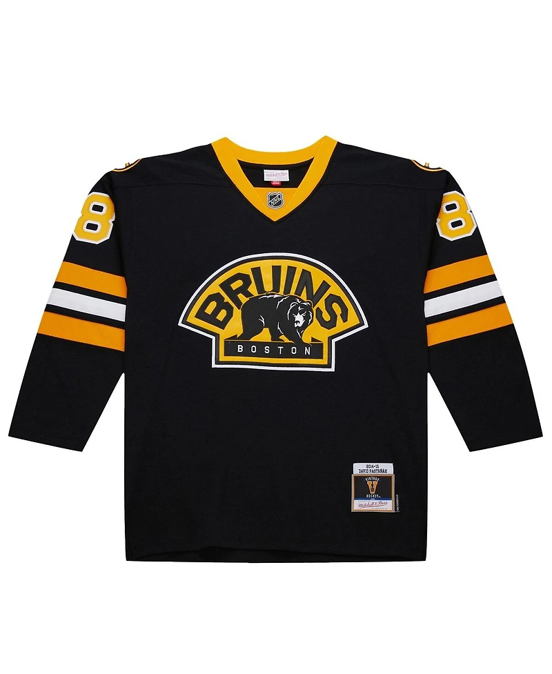Mitchell & Ness Men's David Pastrnak Black Boston Bruins 2014-15 Power Play Jersey