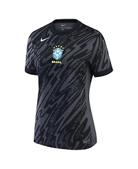 Nike Women's Anthracite Brazil National Team 2024 Goalkeeper Replica Stadium Jersey