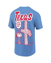 Ripple Junction Men's Royal Peanuts Texas Baseball T-Shirt