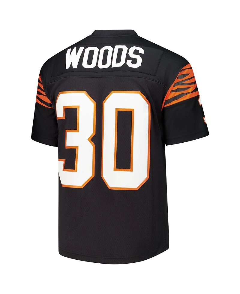 Mitchell & Ness Men's Ickey Woods Black Cincinnati Bengals 1988 Legacy Replica Jersey